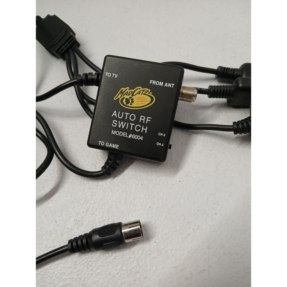 MadCatz Model No.6004 Auto‎ RF Switch for PlayStation Nintendo 64 Sega Dreamcast